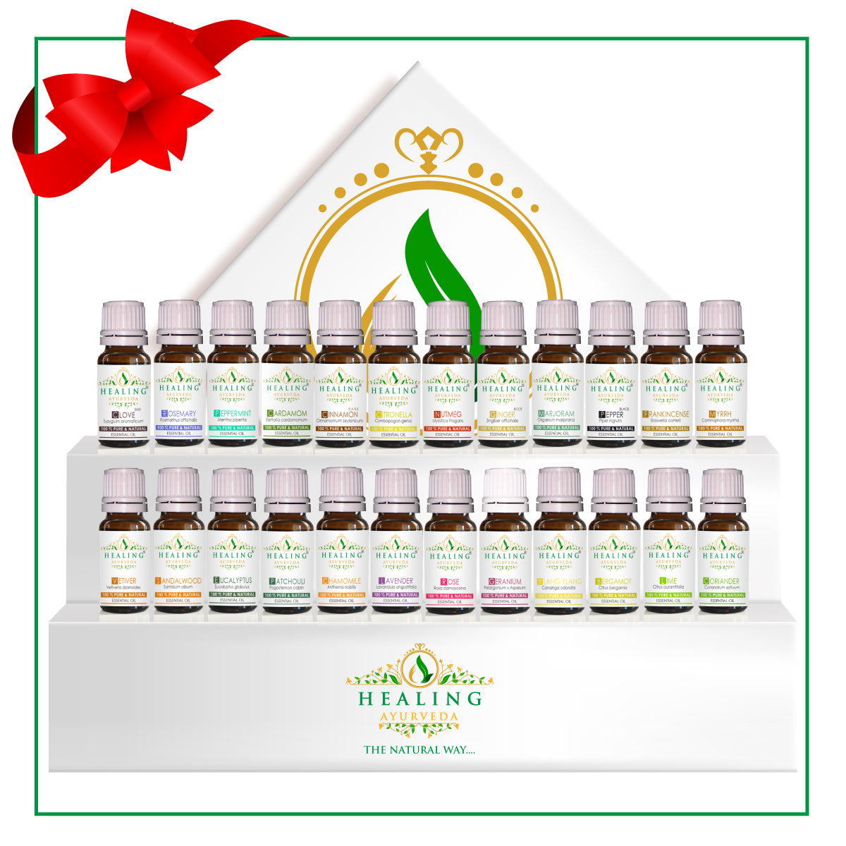 Essential Oils Set - Aromatherapist Collection - 24 x Therapeutic Essential Oils