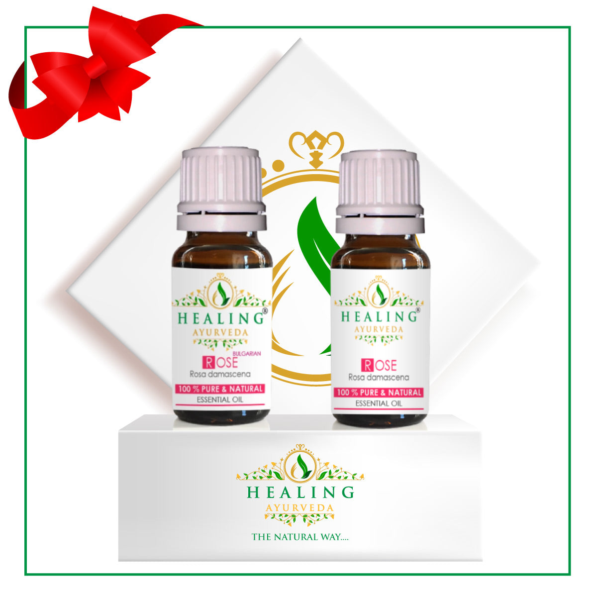 Essential Oils Set ROSE OTTO & ROSE TURKEY